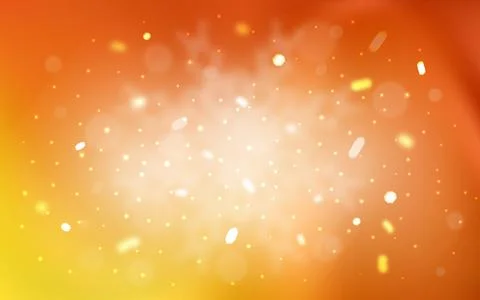 Light Green, Red vector texture with colored snowflakes. Modern geometrical a Stock Illustration