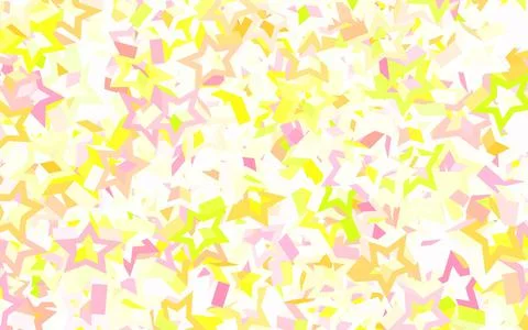 Light Green, Red vector texture with beautiful stars. Stock Illustration