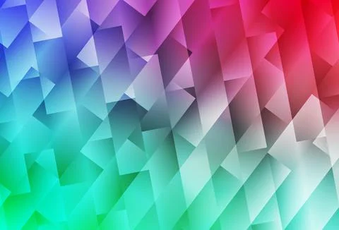 Light Green, Red vector texture in rectangular style. Stock Illustration