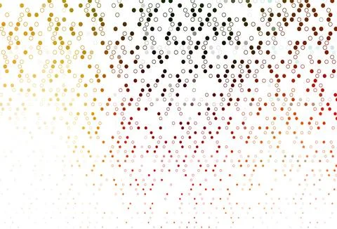 Light Green, Red vector texture with disks. Stock Illustration