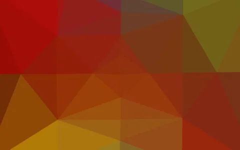 Light Green, Red vector triangle mosaic template. 스톡 일러스트