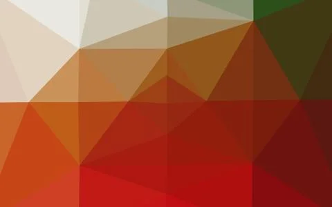 Light Green, Red vector triangle mosaic texture. Stock Illustration