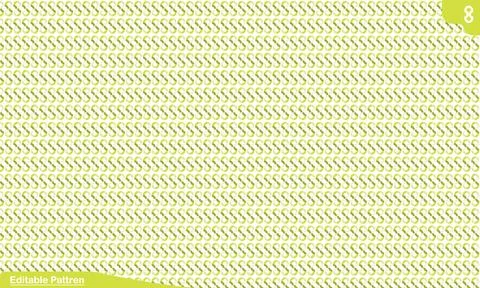 Light green repeating s shape pattern background Illustrazione stock