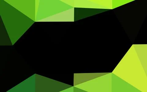 Light Green vector abstract mosaic backdrop. 库存插图