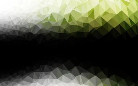 Light Green vector abstract mosaic pattern. Illustrazione stock