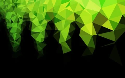 Light Green vector abstract mosaic pattern. Illustrazione stock