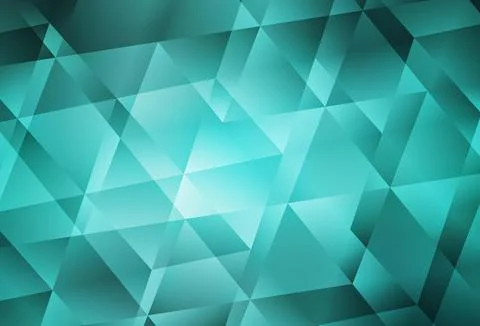 Light Green vector abstract mosaic background. Stock Illustration