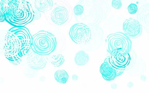 Light Green vector abstract pattern with roses. Stock Illustration