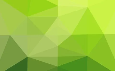 Light Green vector abstract polygonal texture. 스톡 일러스트
