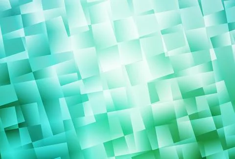 Light Green vector abstract polygonal template. Stock Illustration