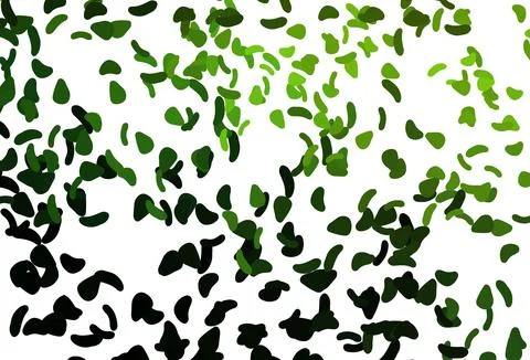 Light Green vector backdrop with abstract shapes. Stock Illustration