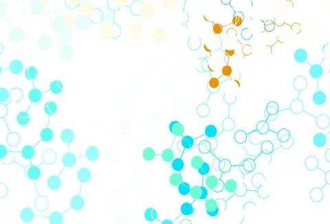 Light Green vector backdrop with artificial intelligence data. Stock Illustration