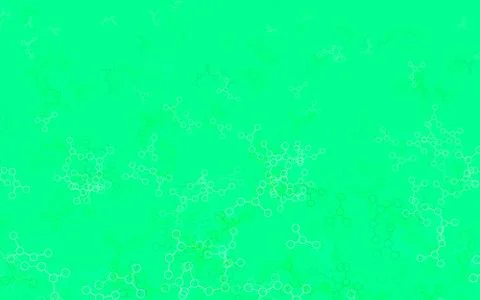 Light Green vector backdrop with artificial intelligence data. Stock Illustration