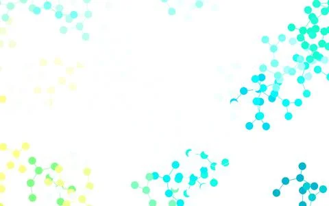 Light Green vector backdrop with artificial intelligence data. 스톡 일러스트