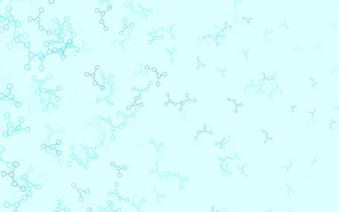 Light Green vector backdrop with artificial intelligence data. Stock Illustration