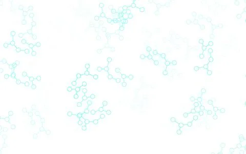 Light Green vector backdrop with artificial intelligence data. Stock Illustration