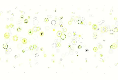 Light Green vector backdrop with dots. Stock Illustration