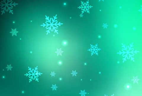 Light Green vector backdrop in holiday style. Stock Illustration