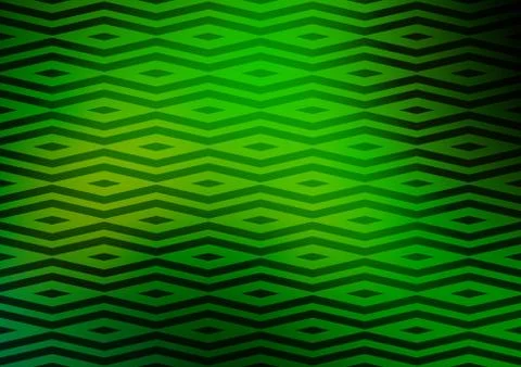 Light Green vector backdrop with lines, triangles. Stock Illustration