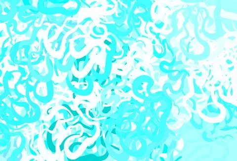 Light Green vector backdrop with memphis shapes. Stock Illustration