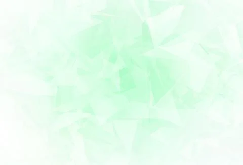 Light Green vector backdrop with polygonal shapes. Stock Illustration