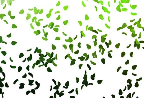 Light Green vector background with abstract forms. Stock-Illustration