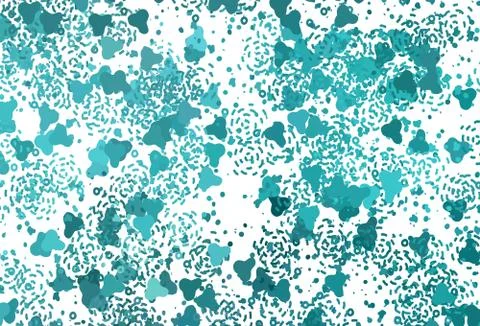 Light Green vector background with abstract shapes. Stock Illustration