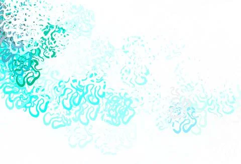 Light Green vector background with abstract shapes. Ilustración de archivo