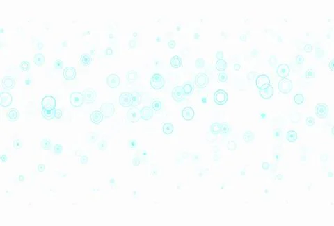 Light Green vector background with bubbles. 스톡 일러스트