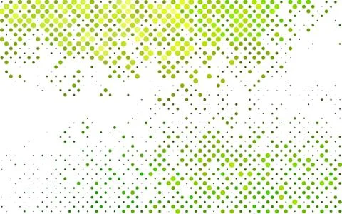 Light Green vector background with bubbles. Illustrazione stock