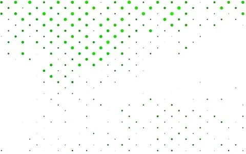 Light Green vector background with bubbles. Illustrazione stock