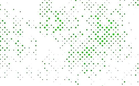 Light Green vector background with bubbles. Illustrazione stock