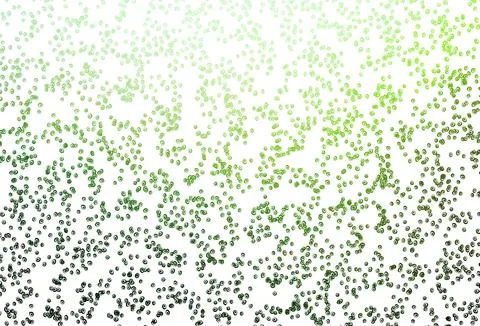 Light Green vector background with bubbles. Stock Illustration