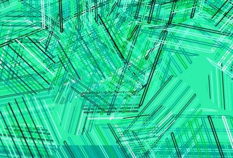 Light Green vector background with bubbles. Stockillustratie