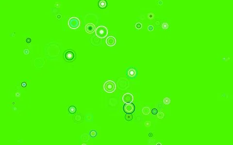 Light Green vector background with bubbles. 스톡 일러스트