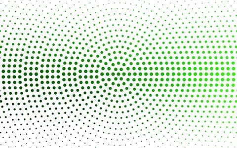 Light Green vector  background with bubbles. Stockillustratie