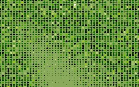 Light Green vector background with bubbles. 스톡 일러스트