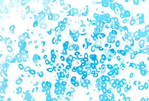 Light Green vector background with bubbles. 스톡 일러스트