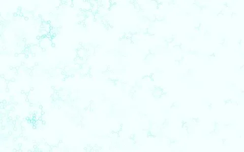 Light Green vector background with forms of artificial intelligence. Stock Illustration