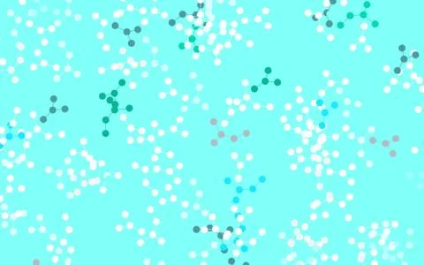 Light Green vector background with forms of artificial intelligence. Stock Illustration