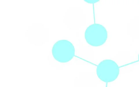 Light Green vector background with forms of artificial intelligence. Ilustración de archivo