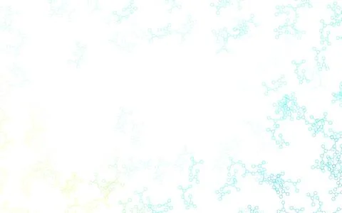 Light Green vector background with forms of artificial intelligence. 스톡 일러스트