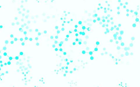 Light Green vector background with forms of artificial intelligence. Stock Illustration