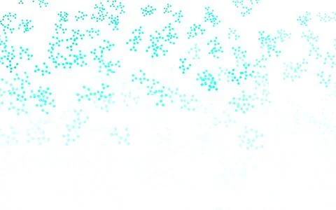 Light Green vector background with forms of artificial intelligence. Illustrazione stock