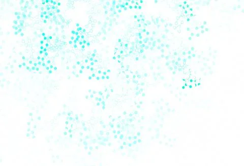 Light Green vector background with forms of artificial intelligence. Stock Illustration