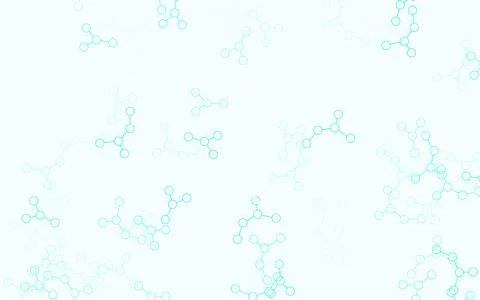 Light Green vector background with forms of artificial intelligence. Stock Illustration