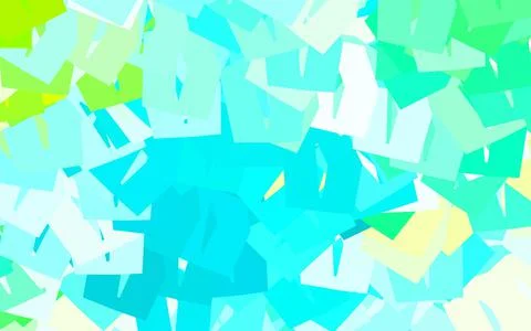 Light Green vector background with hexagons. Stock Illustration