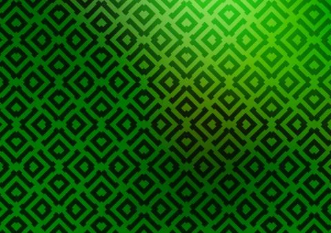 Light Green vector background with lines, rhombuses. Illustrazione stock