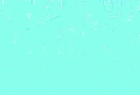 Light Green vector background with polygonal style with circles. Ilustración de archivo