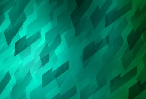 Light Green vector background in polygonal style. Stock Illustration